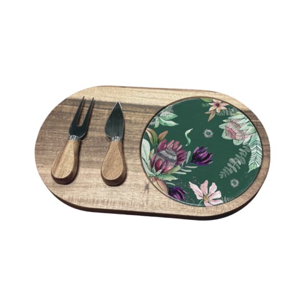 Ladelle Leura Platter & Cheese Knife Set
