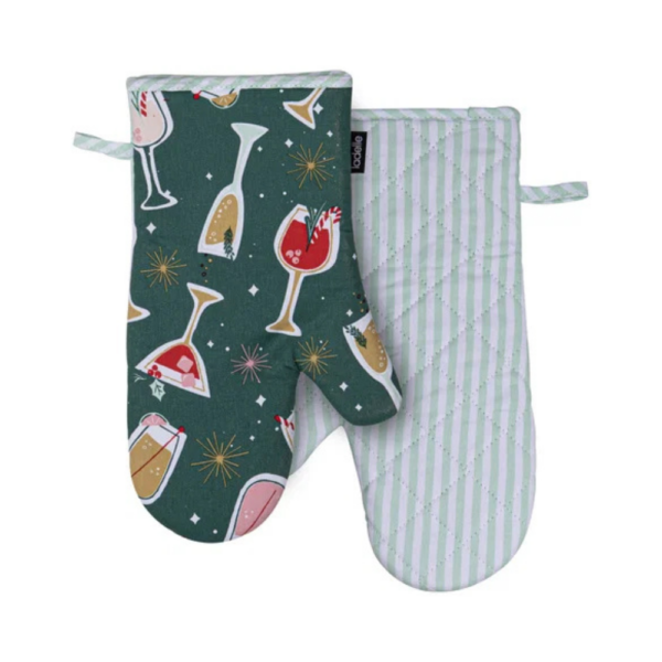 Ladelle Oven Mitt Let’s Get Merry Set of 2