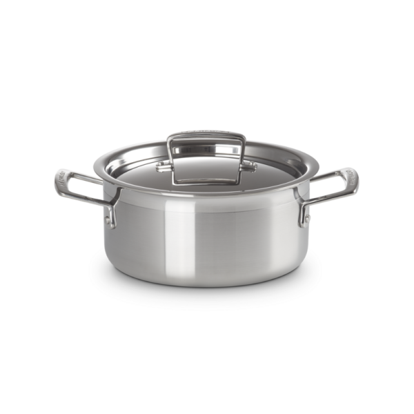 Le Creuset 3-ply Stainless Steel Casserole 20cm/3L