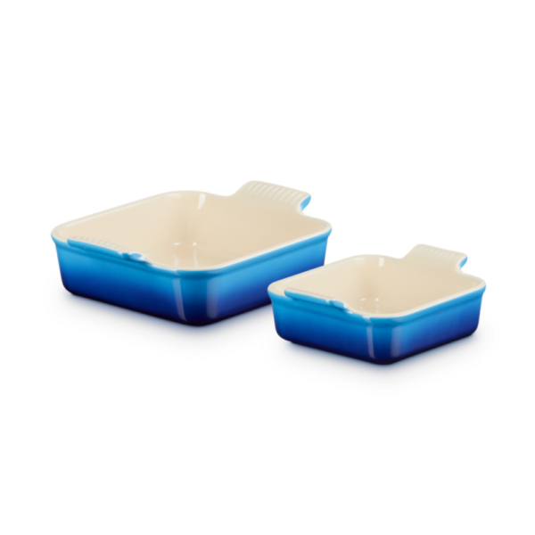Le Creuset Heritage Deep Square Dish Set (4 Colours)