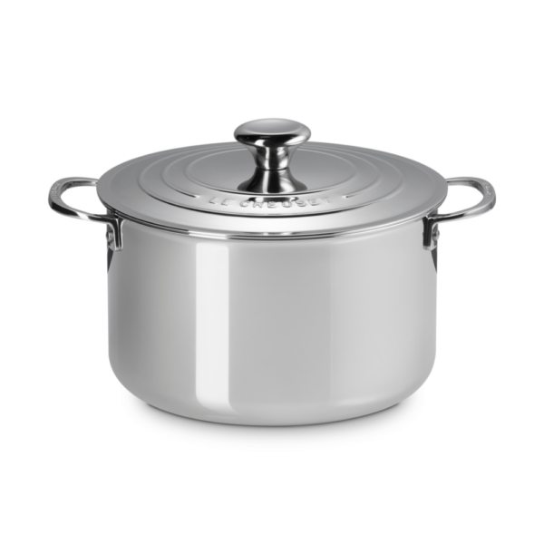 Le Creuset Signature 3Ply Stainless Steel Stock Pot with Lid (2 Sizes)