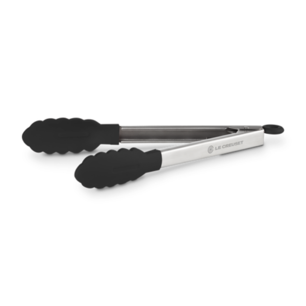 Le Creuset Tongs Silicone Tips Satin Black