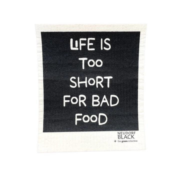SPRUCE Dishcloth Life Is Too Short