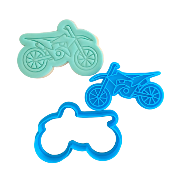 Little Monkey Cookie Cutter & Stamp Dirt Bike