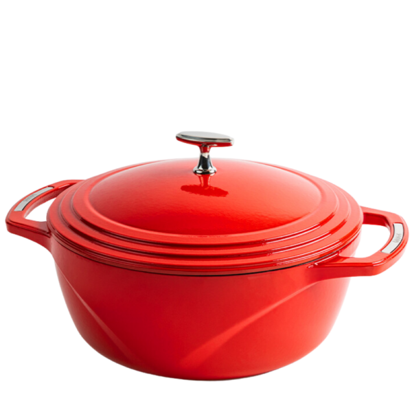 Lodge USA Enamel Cast Iron Dutch Oven Cherry on Top (2 Sizes)