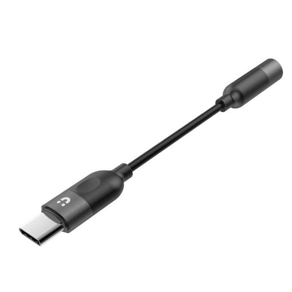 USB-C to 3.5mm AUX Headphone Jack Adapter Digital to Analog Converter. Music & Calls.