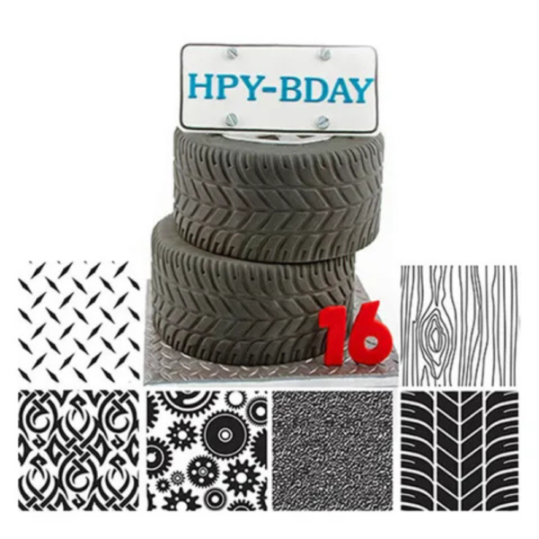 Manly Texture Sheet Set of 6