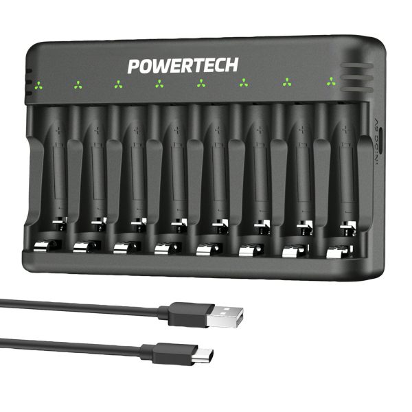8-Channel Universal Ni-MH/Cd/Li-ion Battery Charger