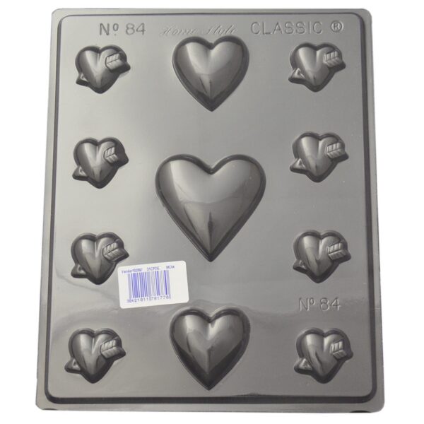 Heart Variety Mould 12 Cavity
