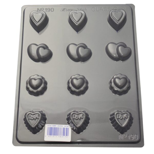 Assorted Sweet Hearts Mould 12 Cavity