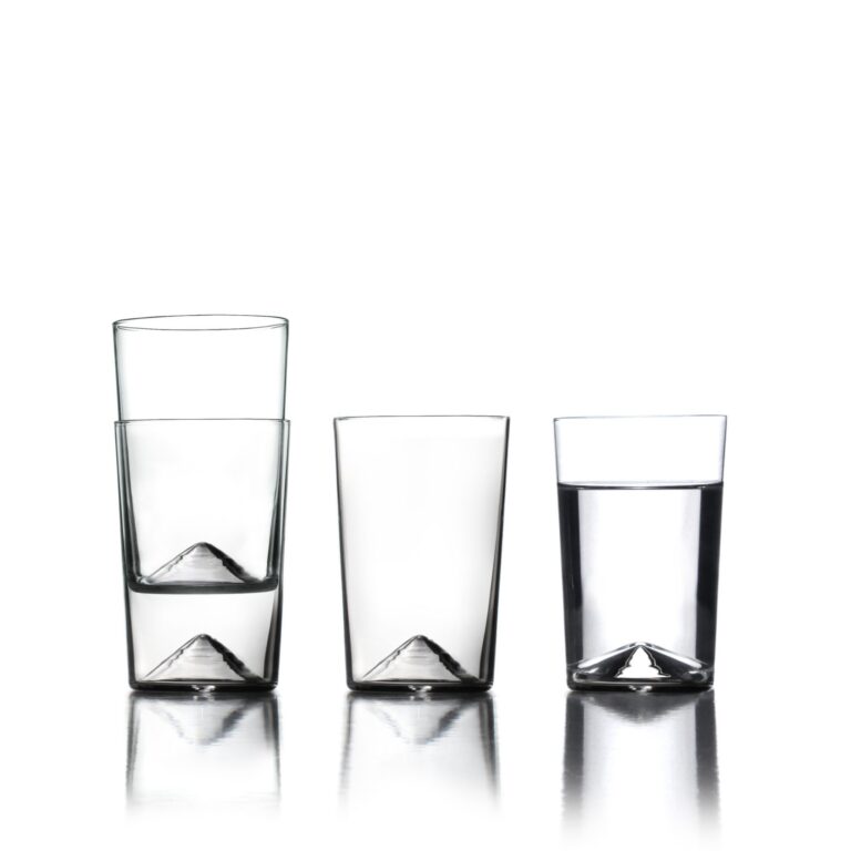 Sempli Monti Aqua Glass Set of 4