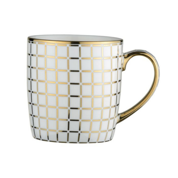 BIA Electroplated Lattice Mug Gold (2 Sizes)