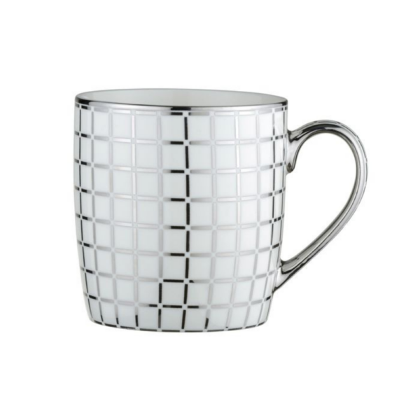 BIA Electroplated Lattice Mug Platinum (2 Sizes)