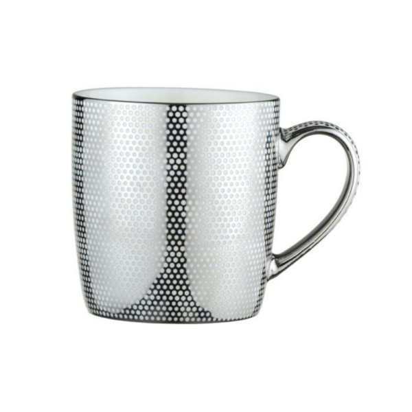 BIA Electroplated Dot Mug Platinum (2 Sizes)