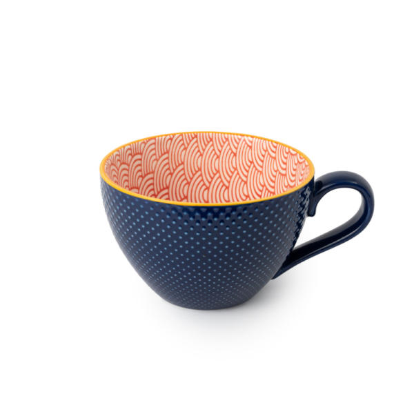 Mikasa Stoneware Mug Red & Blue Arc 330ml