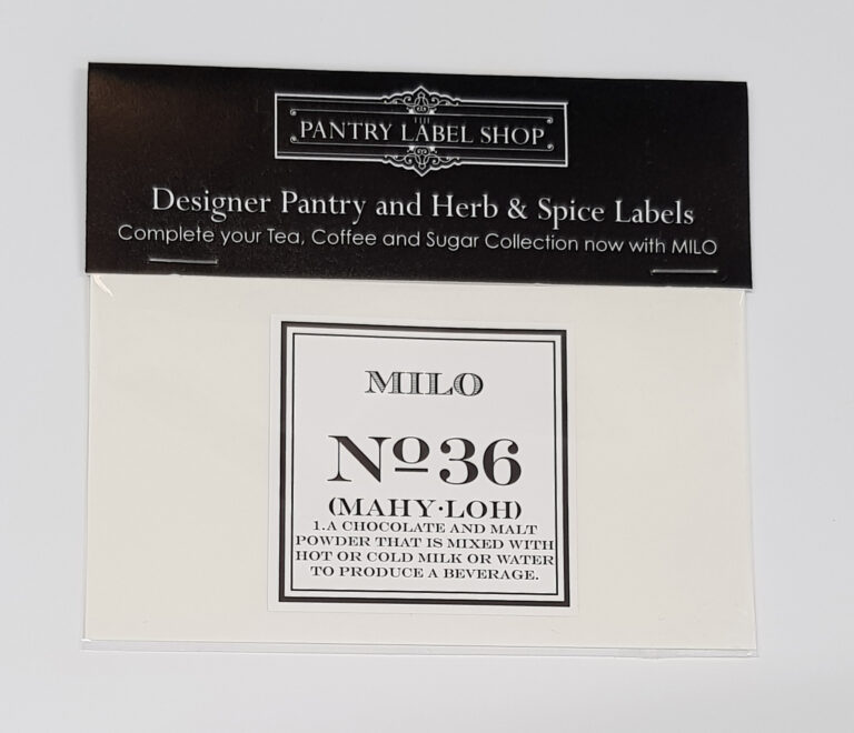 Vintage Milo Label