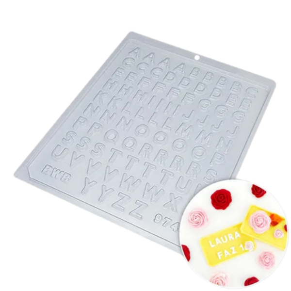 BWB Mini Alphabet Chocolate Mould