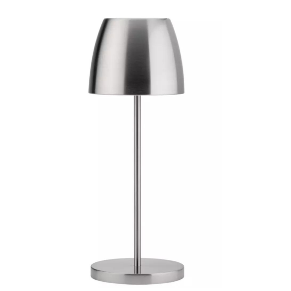 Utopia Montserrat LED Table Lamp Brushed Silver 300mm