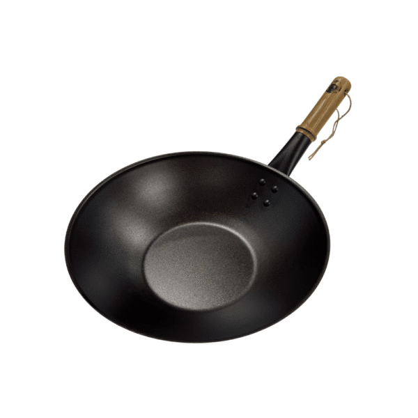 Netherton Foundry Spun Iron Wok 33cm