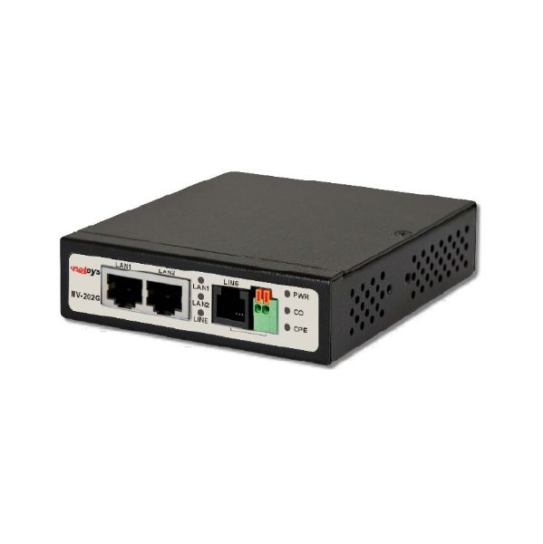 2 Giga LAN VDSL2 Extender. Symmetric LAN bridge copper. 100Mbps bridge over single