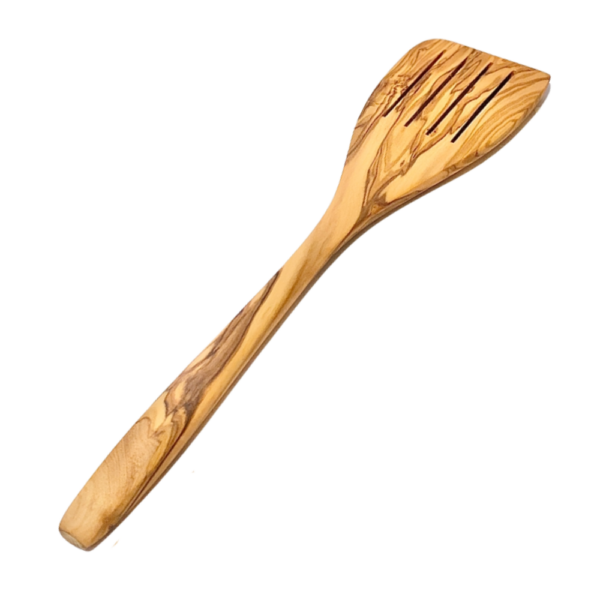Natural OliveWood Slotted Spatula 30cm