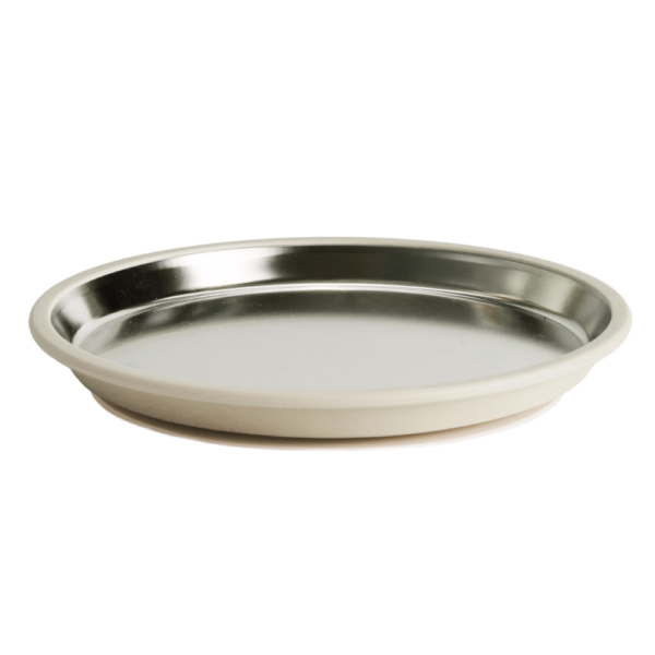 Nestling Stainless Steel Flat Suction Plate 23cm (4 Colours)