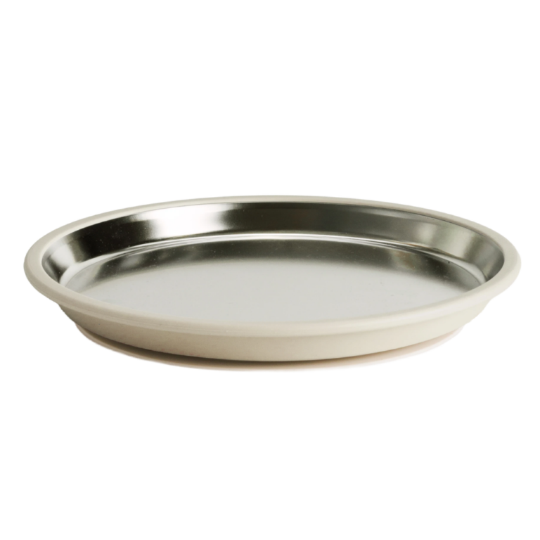 Nestling Stainless Steel Flat Suction Plate 23cm (4 Colours)
