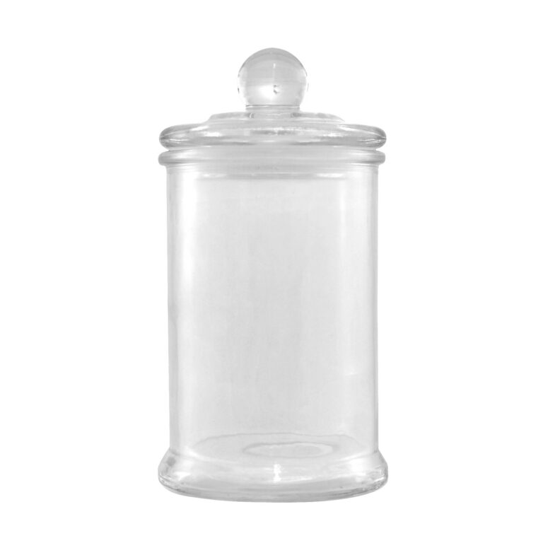 Agee Glass Storage Jar with Lid Small