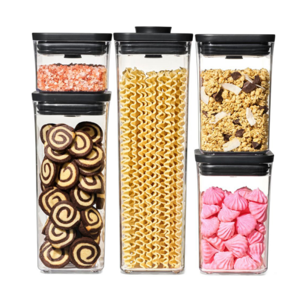 OXO POP 2.0 5-Piece Container Set Black