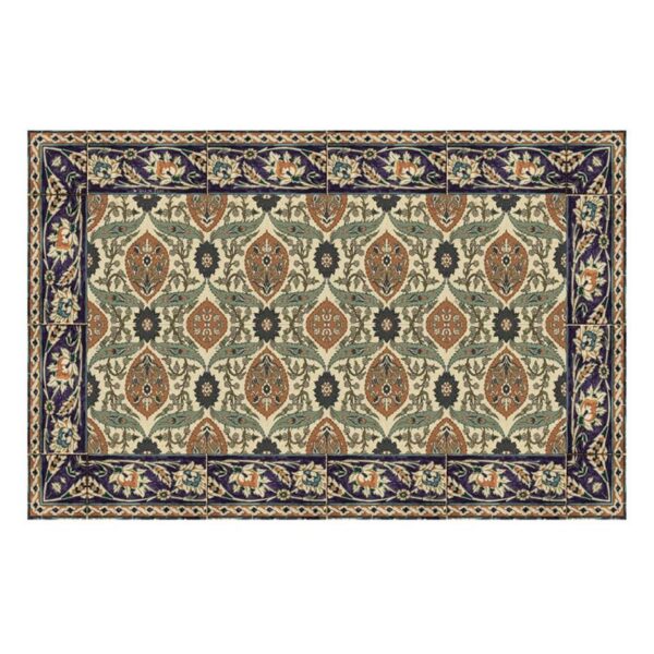 Beija Flor Armenian Orange Vinyl Placemat 33x50cm