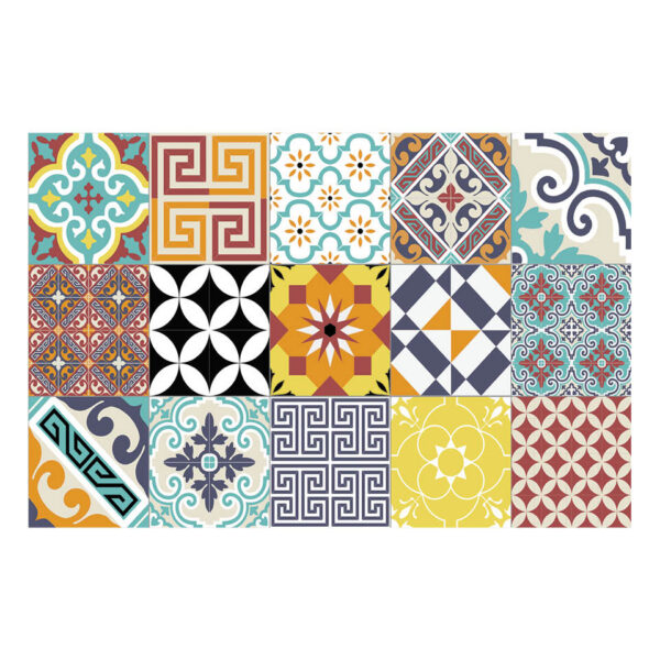 Beija Flor Eclectic Colour Vinyl Placemat 33x50cm