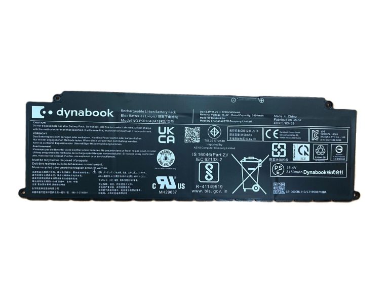 Original Dynabook BATTERY PACK 4CELL U30. (Order P000834300 battery harness if the original battery has no harness)