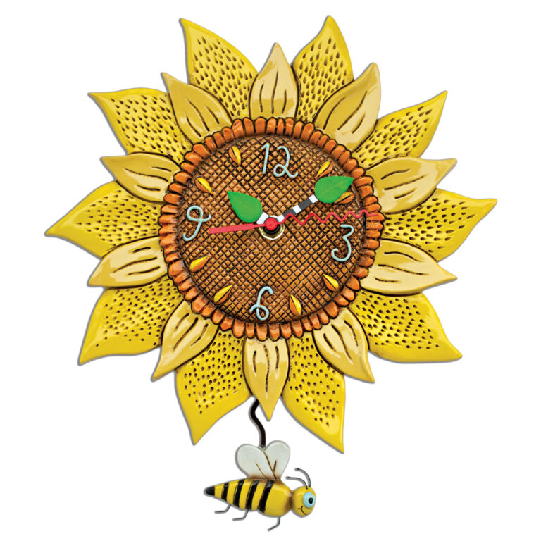 Allen Designs Bee Sunny Pendulum Clock