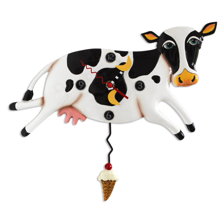 Allen Designs Bessy Cow Pendulum Clock