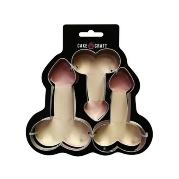 Cake Craft Willy Cookie Cutters Set of 3