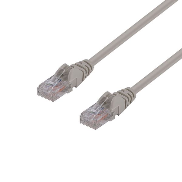 0.5m Cat6 Beige UTP Patch Lead T568A 250MHZ 24AWG Unshielded Plug.