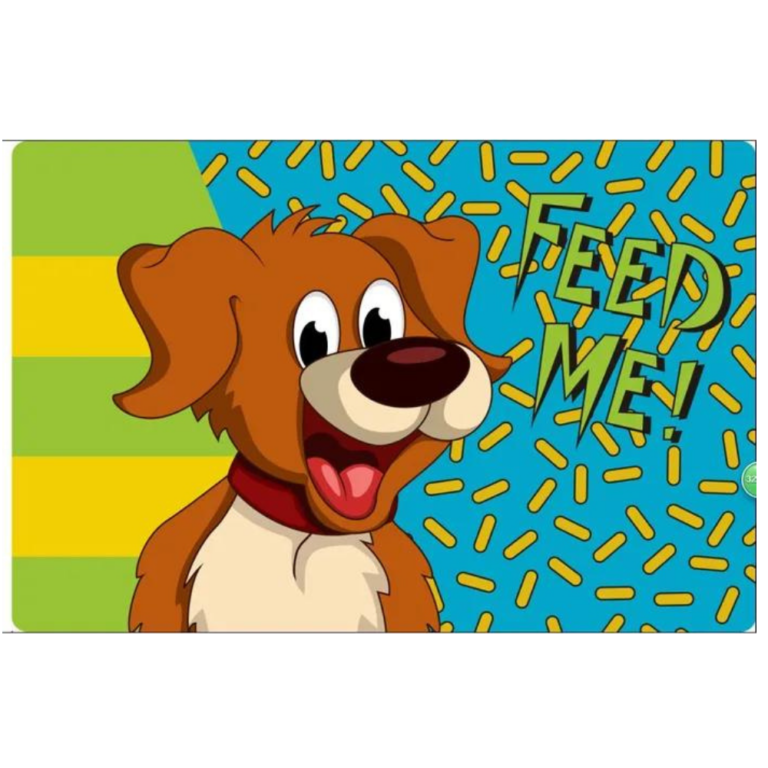 Placemat Dog Feed Me