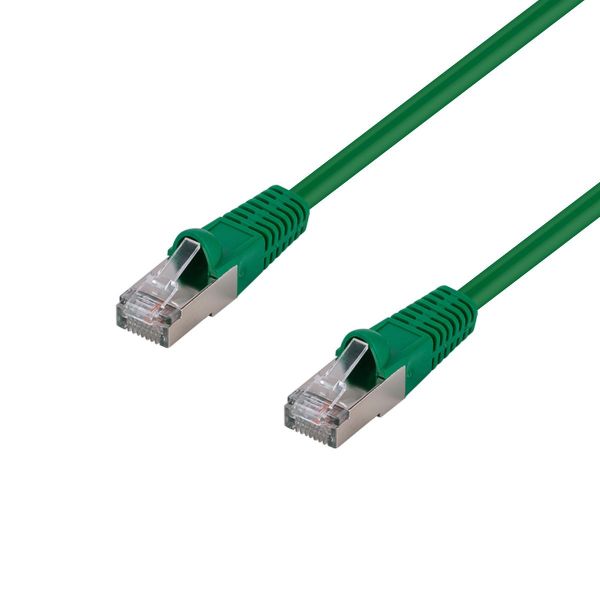 10m Cat6A S/FTP Green 10G Patch Lead 26AWG 500MHz Shielded Plug. Cat6 Augmented