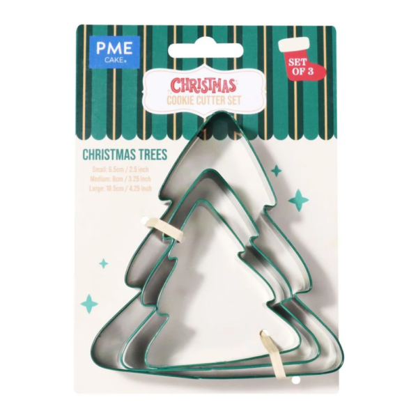 PME Christmas Trees Cookie Cutter Set of 3