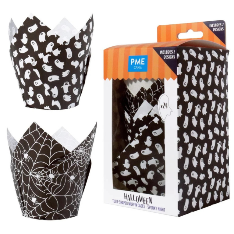 PME Tulip Muffin Cases Spooky Night Pack of 24