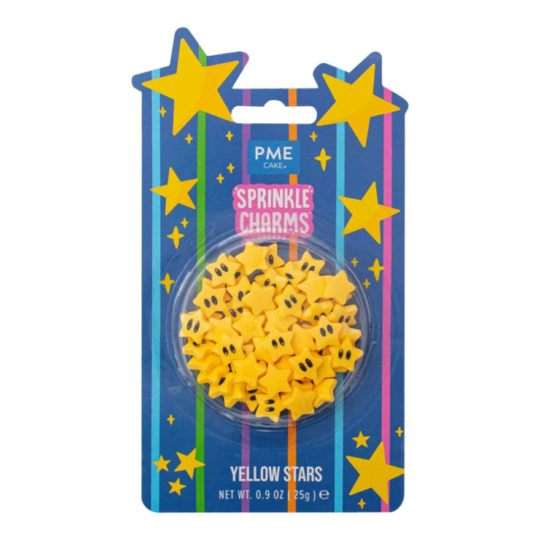 PME Sprinkle Charms Yellow Stars 25g