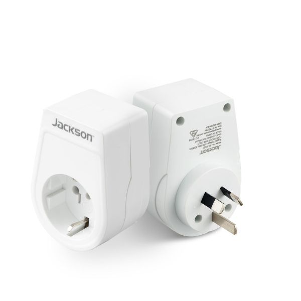 Slim Inbound Travel Adaptor for use in NZ/AUS. Europe USA & Parts of Asia