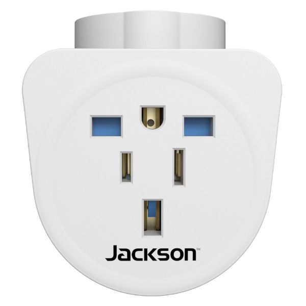 Inbound Travel Adaptor Surge Protection. Converts US UK & European plugs to NZ/AUS.