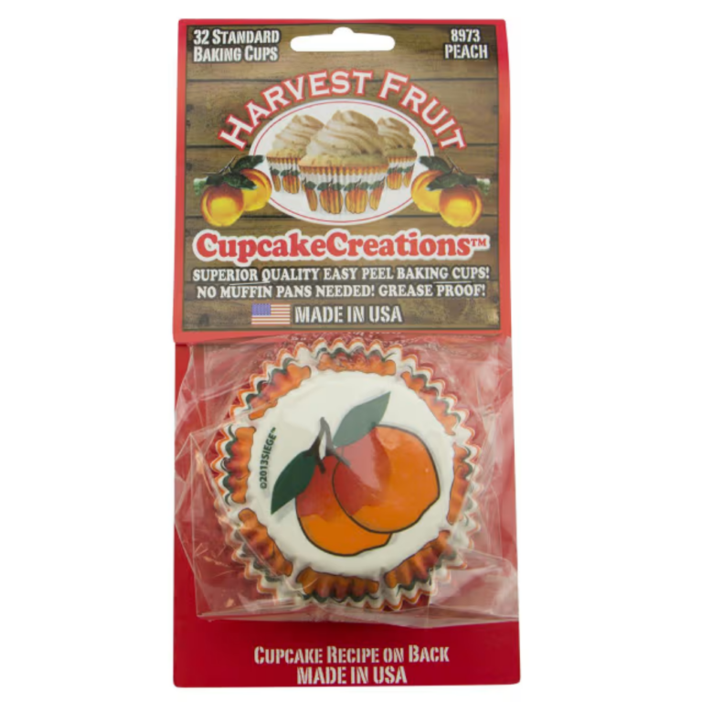 CupcakeCreations Harvest Peach Baking Cases Pack of 32