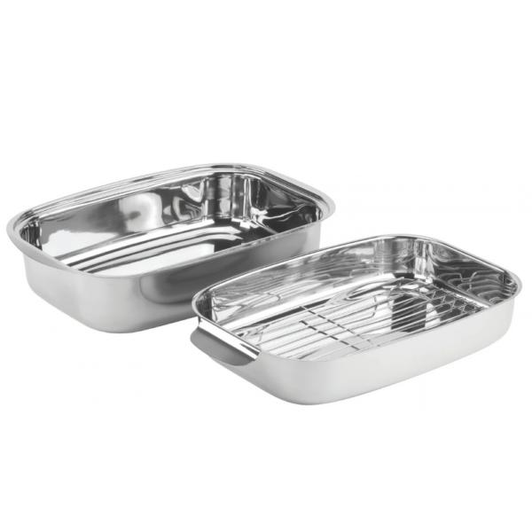 Pyrolux Pyrosteel Double Roaster with Rack 36x24cm