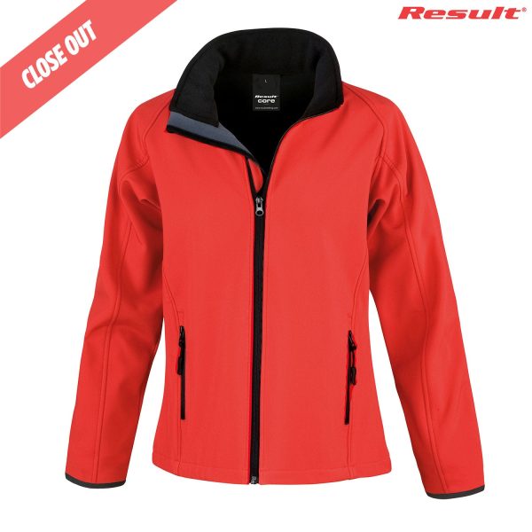 R231F Result Ladies’ Printable Softshell Jacket- Clearance