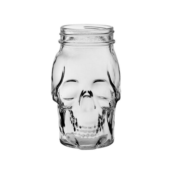 Utopia Tiki Skull Glass Jar 500ml