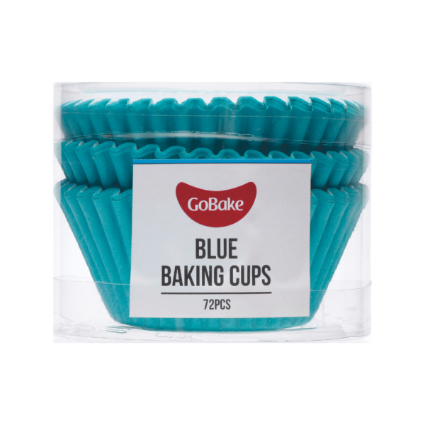 GoBake Baking Cups Pack of 72 Teal Blue