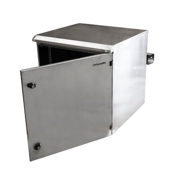 18RU Stainless Outdoor Cabinet 611x425x915mm (WxDxH). Stainless Steel Construction