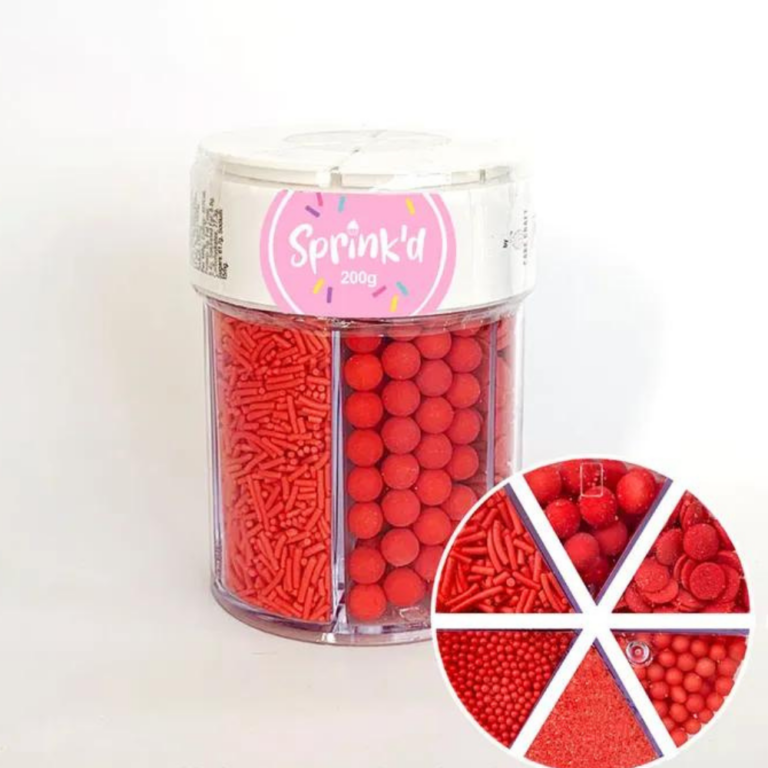 Sprink’d 6 Cavity 200g Red